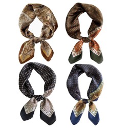 Four-Piece Square Neck Scarf Set