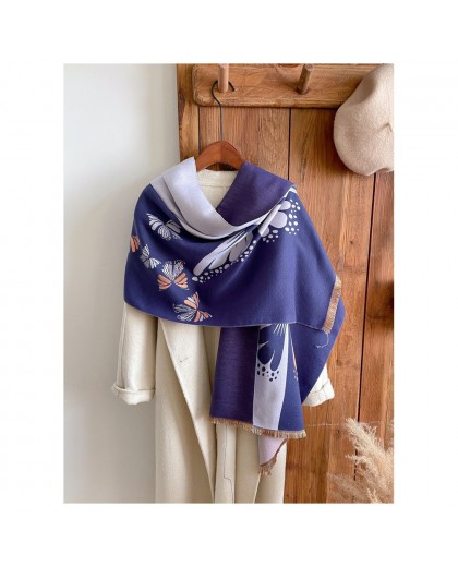 Soft Solid-Colored Wrap Scarf