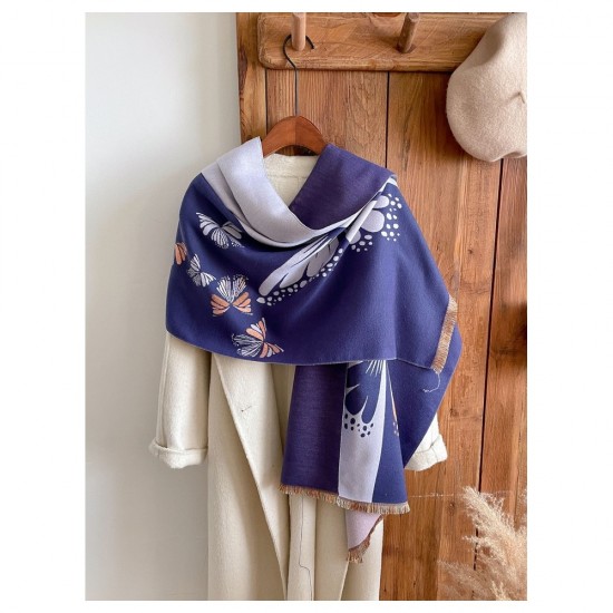 Soft Solid-Colored Wrap Scarf